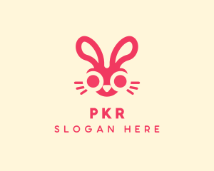 Bunny Rabbit Face logo design