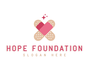 Non Profit - Heart Care Bandage logo design