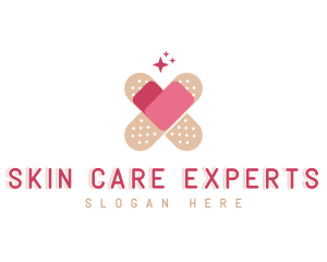 Heart Care Bandage logo design