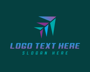 Web - Digital  Web Arrow logo design