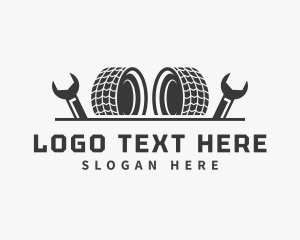 Tire - Automotive Tire Wrench logo design