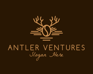 Antler Coffee Bean logo design