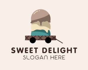 Sherbet - Ice Cream Dessert Delivery logo design