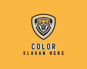 Sports Tiger Shield Logo