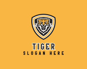 Sports Tiger Shield logo design