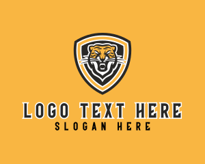 Sports Tiger Shield Logo