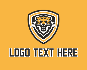 Tiger - Sports Tiger Shield logo design