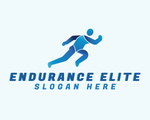 Triathlon - Running Runner Athlete logo design