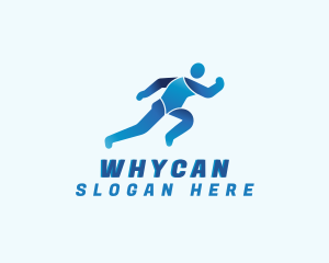 Race - Running Runner Athlete logo design