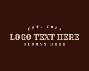 Restaurant - Western Shop Business logo design