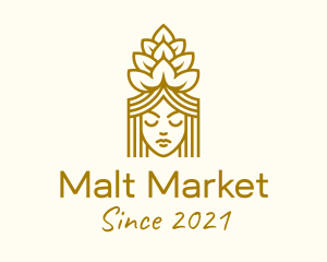 Malt - Malt Woman Farmer logo design