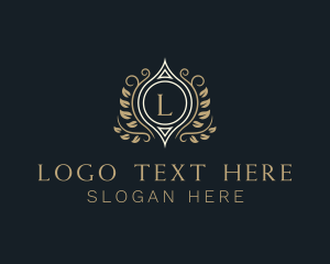 Leaf - Luxurious Beauty Ornament logo design