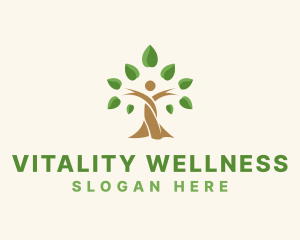 Human Nature Wellness logo design