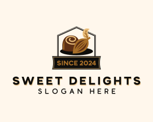 Chocolate Cocoa Snack logo design