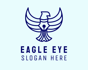 Eagle Pen Professional Writer  logo design