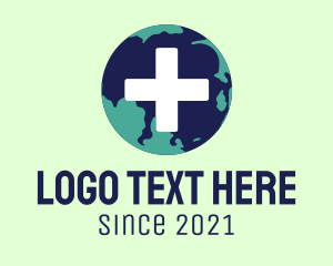 Map - Global Health Cross logo design