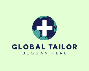 Global Health Cross  logo design