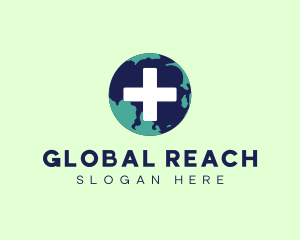 Global Health Cross  logo design