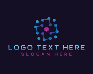 Tech - Data Link Technology logo design