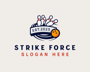 Strike - Bowling Sport Tournament logo design