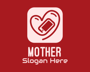 Social Media - Online Dating Mobile App logo design