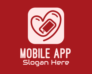 Online Dating Mobile App  logo design