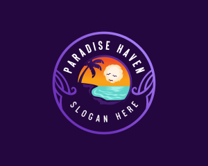 Vacation Beach Resort logo design