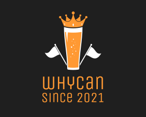 Party - Royal Crown Beer logo design