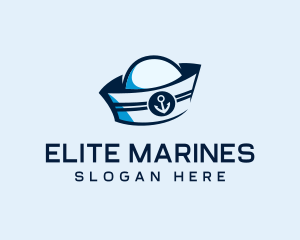 Sailor Hat Marine logo design