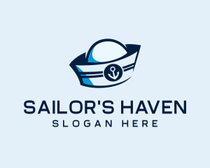 Sailor Hat Marine logo design