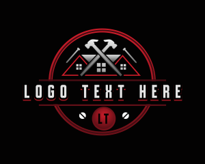 Residential - Hammer Nail Contractor logo design