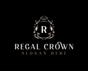 Wedding Crown Royalty logo design