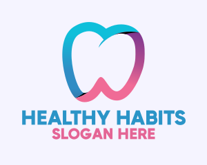 Healthy Dental Tooth logo design