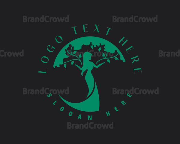 Female Tree Beauty Logo