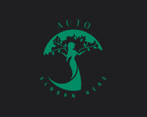 Female Tree Beauty Logo