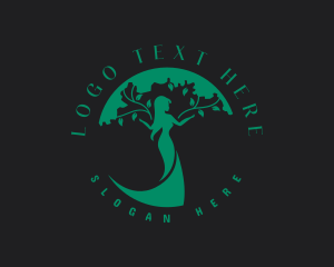 Female Tree Beauty Logo