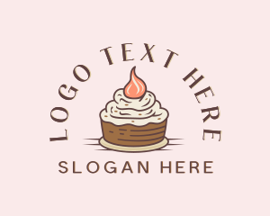 Cupcake - Sweet Cupcake Pastry logo design