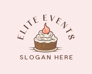 Sweet Cupcake Pastry Logo
