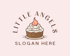 Sweet Cupcake Pastry Logo