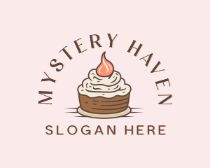 Sweet Cupcake Pastry Logo