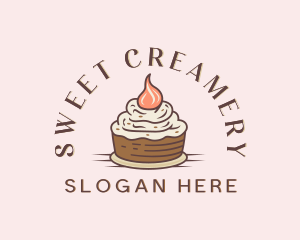 Sweet Cupcake Pastry logo design