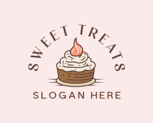 Sweet Cupcake Pastry logo design