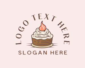 Confectionery - Sweet Cupcake Pastry logo design