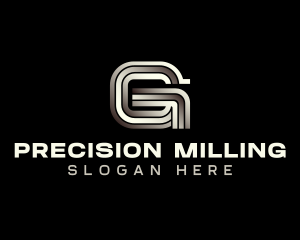 Milling - Machine Industry Ironwork Letter G logo design