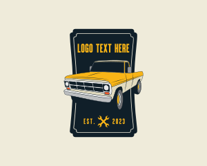 Wrench - Auto Mechanic Car logo design