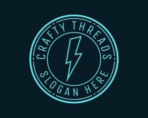 Thunder Lightning Volt  logo design