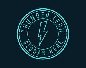 Thunder Lightning Volt  logo design