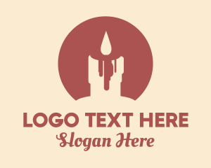 Religious - Melting Scented Candle logo design