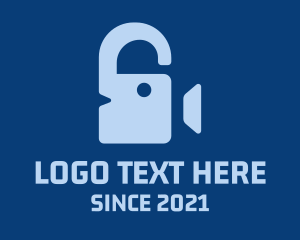 Lock - Video Call Camera logo design