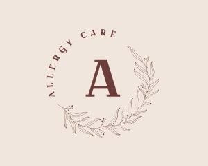 Aesthetic Leaves Spa logo design